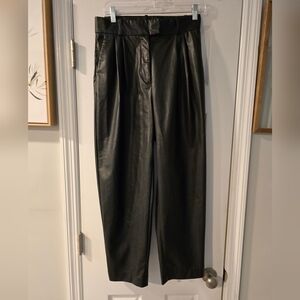 H&M Faux Leather Pants size 8